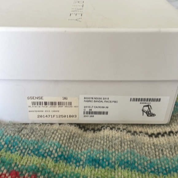 NWB Stella McCartney fabric woven sandal - Picture 9 of 14